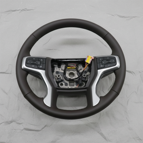 2021-2024 Suburban Tahoe OEM Heated Leather Wheel Dark Atmosphere