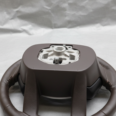 2018-2020 Ford F-150 King Ranch Steering Wheel For Adaptive Cruise Equipped Java / Tan Genuine OEM