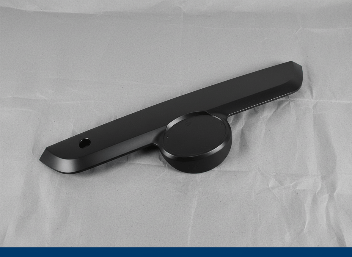 76811-35220 Toyota 4Runner Rear Liftgate Garnish Trim w/ Camera Hole Black W/o Smart W/o Painted