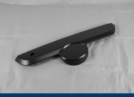 76811-35220 Toyota 4Runner Rear Liftgate Garnish Trim w/ Camera Hole Black W/o Smart W/o Painted