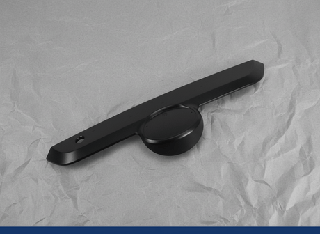 76811-35220 Toyota 4Runner Rear Liftgate Garnish Trim w/ Camera Hole Black W/o Smart W/o Painted