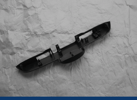 76811-35220 Toyota 4Runner Rear Liftgate Garnish Trim w/ Camera Hole Black W/o Smart W/o Painted