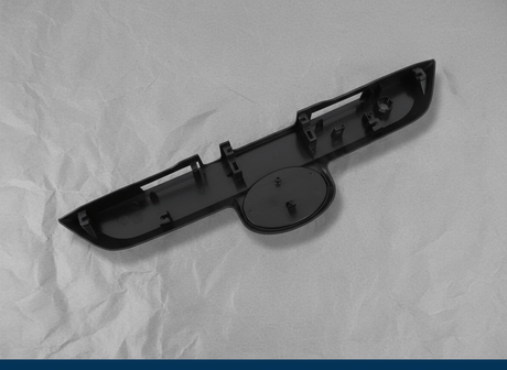 76811-35220 Toyota 4Runner Rear Liftgate Garnish Trim w/ Camera Hole Black W/o Smart W/o Painted