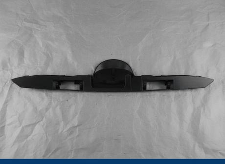 76811-35220 Toyota 4Runner Rear Liftgate Garnish Trim w/ Camera Hole Black W/o Smart W/o Painted