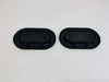QTY(2)-4L3Z-99277B76-AA-B10 1999-2020 Ford F-150 (2) Truck Bed Oval Drain Plug Covers - For Front Wall Of Bed