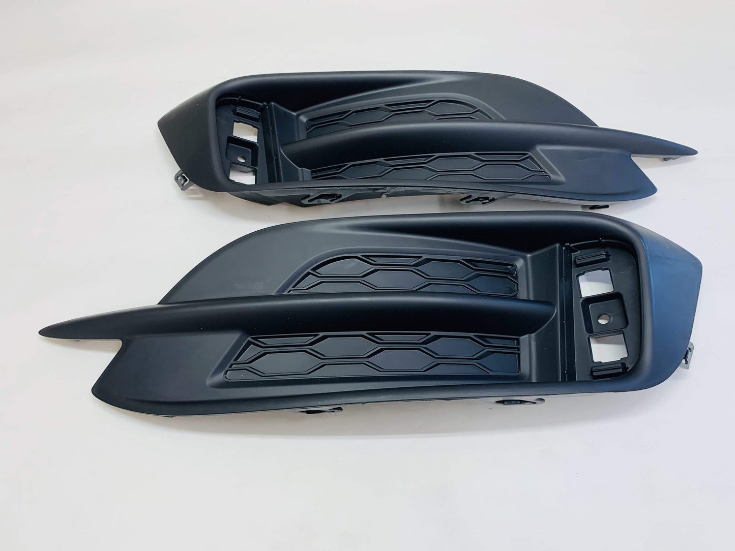 71508-TBA-A00 and  71503-TBA-A00-F16 2016-2019 Honda Civic 4 Door Rear Bumper Trim 2 Piece Kit - New Genuine Honda Part