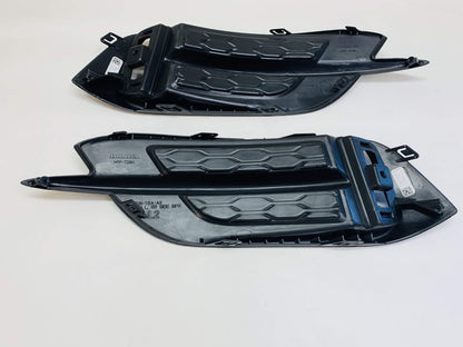 71508-TBA-A00 and  71503-TBA-A00-F16 2016-2019 Honda Civic 4 Door Rear Bumper Trim 2 Piece Kit - New Genuine Honda Part