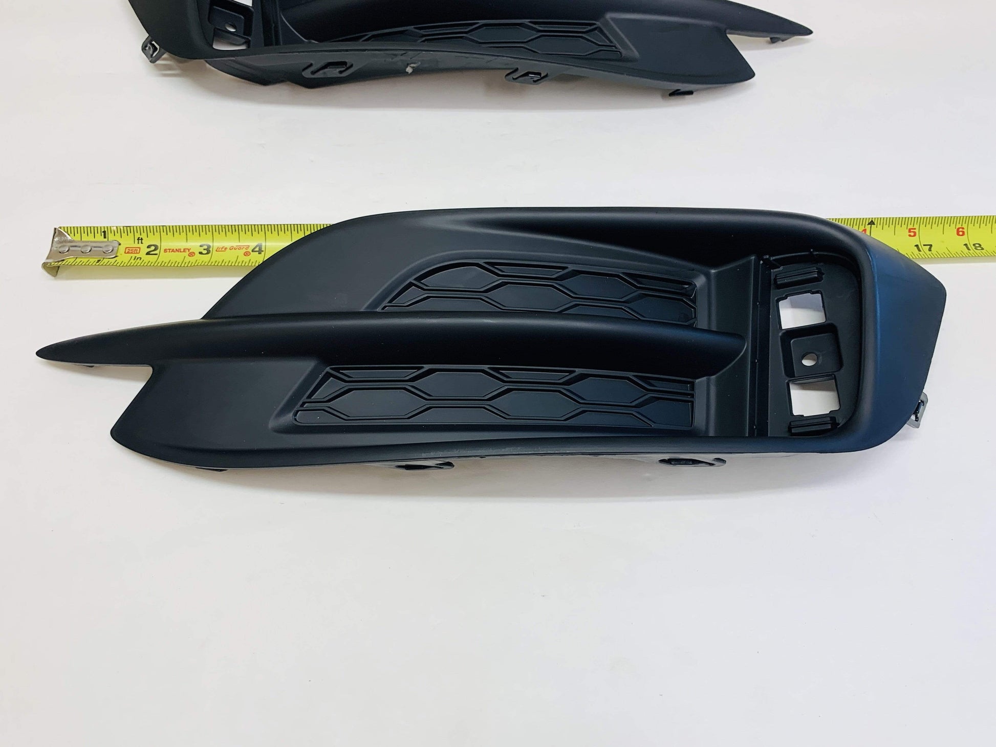 71508-TBA-A00 and  71503-TBA-A00-F16 2016-2019 Honda Civic 4 Door Rear Bumper Trim 2 Piece Kit - New Genuine Honda Part