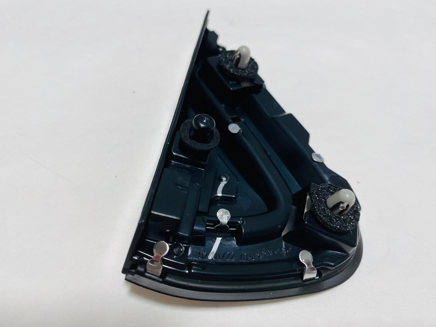 2017-2020 Honda CR-V Front Door Pillar Corner Molding Garnish  - Black and Chrome