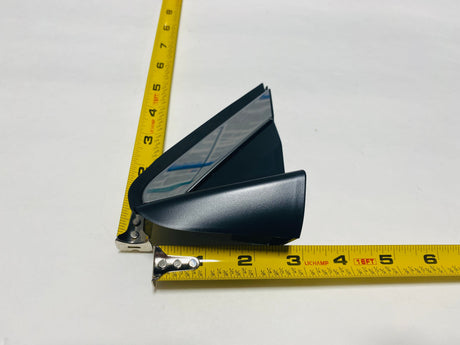 2017-2021 Pilot or Ridgeline Front Door Pillar Corner Molding Garnish - Black and Chrome