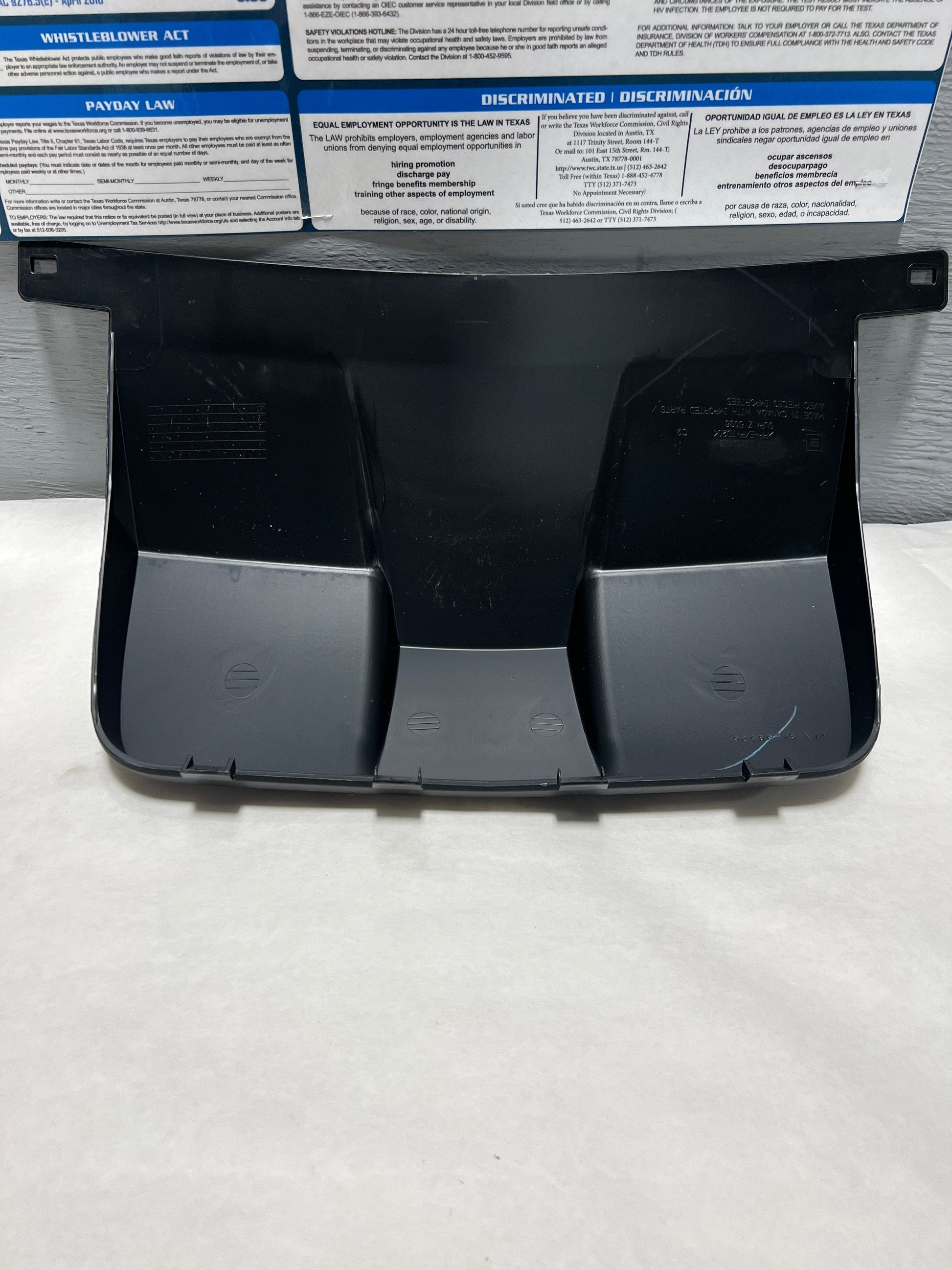 84256326-C7 2018-2021 Chevrolet Equinox Rear Bumper Trailer Hitch Cover - Clips Not Included