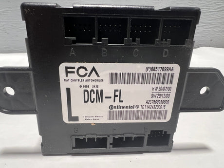 68424179AC-D6 2019-2020 Dodge Ram 1500 DT Driver Front Door Module - For 1 Touch Power Windows and Folding Mirrors