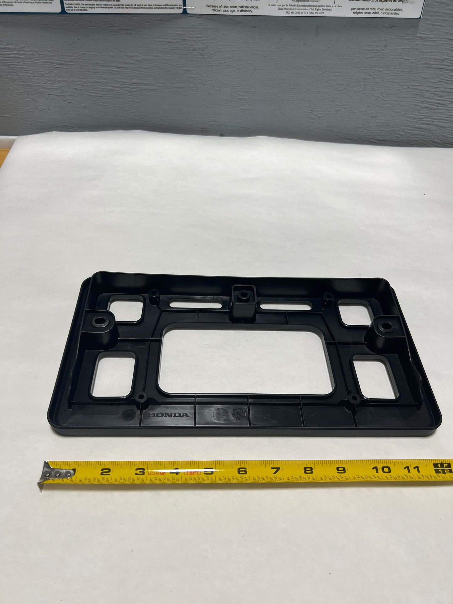 71180-TG7-A50-F23 2019-2021 Honda Pilot Front License Bracket Genuine New- No Hardware