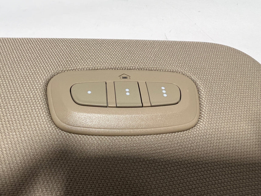 2020-2021 Dodge Ram 1500 Tan Driver Side Sun Visor - Illuminated Garage Buttons