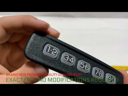 Teclado numérico de puerta lateral del conductor con entrada sin llave con cable para Ford Super Duty 2011-2016